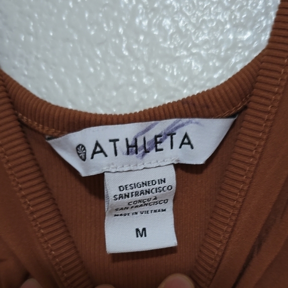 Women's Navy and Brown Jumpsuit - Picture 2 of 11